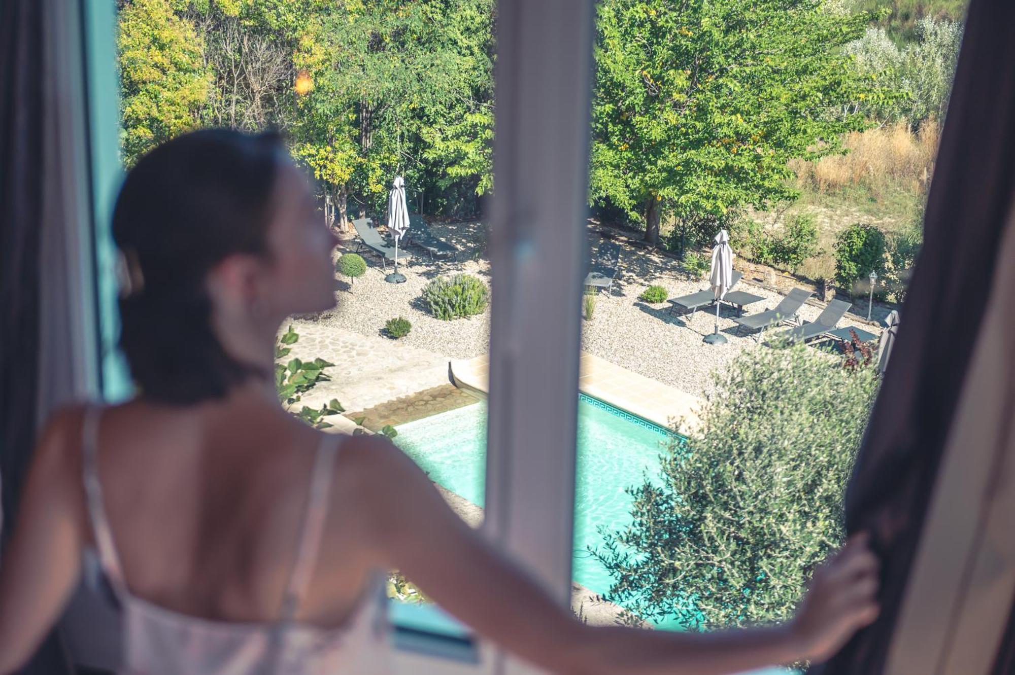 Logis Hotel Restaurant Le Plantevin Propiac Dış mekan fotoğraf