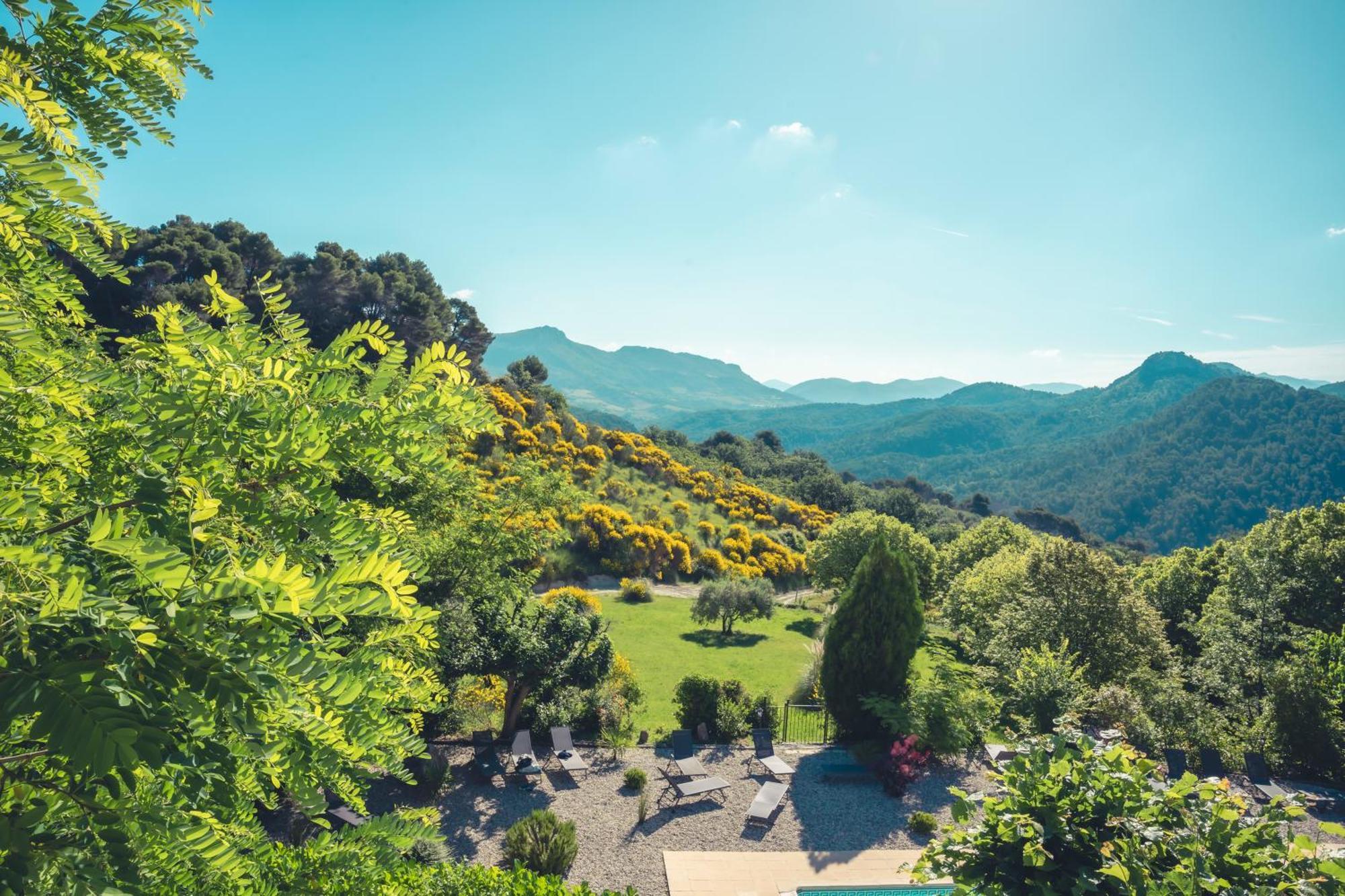 Logis Hotel Restaurant Le Plantevin Propiac Dış mekan fotoğraf